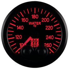 Load image into Gallery viewer, Autometer Stack Pro Control 52mm 100-260 deg F Water Temp Gauge - Black (1/8in NPTF Male)