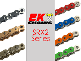 Vortex Racing EK 520 SRX2 Clip Master Semi Press 130 Links- Natural