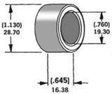 Axle Spacer Zinc 41594-73 3/4