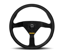Momo MOD78 Steering Wheel 320 mm - Black Leather/Black Spokes