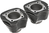 Big Bore Cylinder M8 124 Black W/Machined Fins  Pr