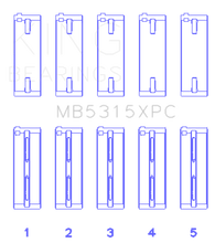 Load image into Gallery viewer, King Mitsubishi 4G63/4G64 Coated Performance Main Bearing Set - Size STD
