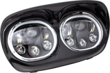 Led Headlight Blk/Blk Halo Fltr `98-13