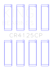 King Subaru EJ20/EJ22/EJ25 (Including Turbo) Performance Rod Bearing (Set of 4)