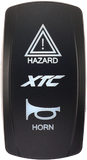 Dash Switch Rocker Face Xtc Hazard/Horn
