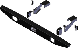 KFI 05-16 Polaris Ranger 500-800 Full-Size/ 11-15 Bobcat 3200/ 3400 Bumper Rear Formed