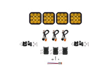 Load image into Gallery viewer, Diode Dynamics SS5 Sport Universal CrossLink 4-Pod Lightbar - Yellow Driving