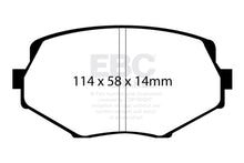 Load image into Gallery viewer, EBC 94-01 Mazda Miata MX5 1.8 Ultimax2 Front Brake Pads