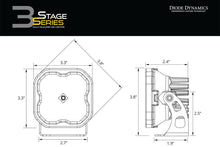 Load image into Gallery viewer, Diode Dynamics SS3 LED Bumper 1 In Roll Bar Kit Sport - Yellow Combo (Pair)