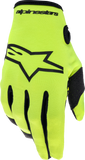 Radar Gloves Yellow Fluo/Black Sm