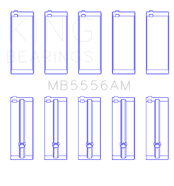 King Engine Bearings Suzuki G-13 (Size +0.50mm) Main Bearing Set