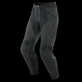 Dainese Pony 3 Leather Pants Perforated Matte Black Size - 50