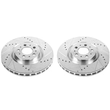 Load image into Gallery viewer, Power Stop 04-07 Volvo S60 Front Evolution Drilled &amp; Slotted Rotors - Pair