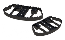 Burly Brand MX Floorboards - Black
