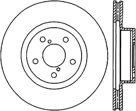 StopTech Power Slot 05-08 STi (5x114.3) CRYO Front Left Rotor