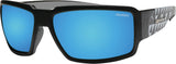 Boogie Bomb Eyewear Matte Black W/Ice Blue Polarized