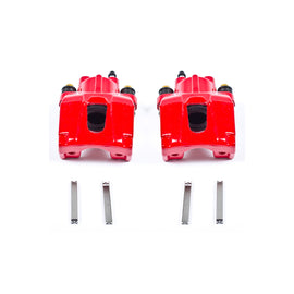 Power Stop 06-10 Jeep Commander Rear Red Calipers w/o Brackets - Pair