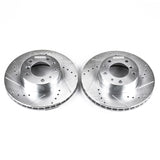Power Stop 94-95 BMW 540i Front Evolution Drilled & Slotted Rotors - Pair