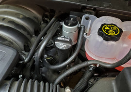 J&L 19-25 Chevrolet Silverado/GMC Sierra 1500 5.3L V8 Driver Side Oil Separator 3.0 - Clear Anod