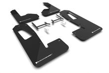 Load image into Gallery viewer, Rally Armor 22-25 Rivian R1S Black UR Mud Flap w/White Logo