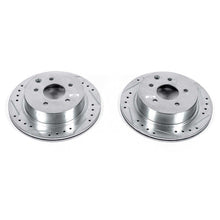 Load image into Gallery viewer, Power Stop 93-97 Infiniti J30 Rear Evolution Drilled &amp; Slotted Rotors - Pair