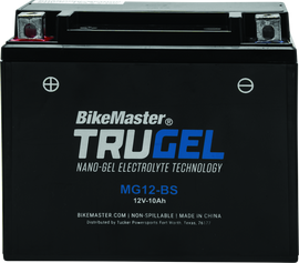 BikeMaster TruGel Battery MG12-BS