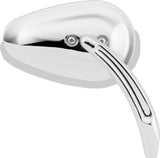 Bikers Choice 65-Up Chrome Tapered Mirrors Universal Custom Pair