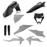 Acerbis 20-23 KTM 150-500 XCF-W/ XC-W-tpi/ EXC-tpi/ EXC-F Full Plastic Kit - Gray/Black