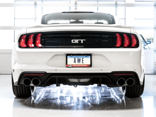 Load image into Gallery viewer, AWE Tuning 18-23 S550 Mustang GT SwitchPath Exhaust - Chrome Silver Tips