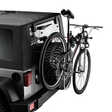 Load image into Gallery viewer, Thule Spare Me PRO - Spare Tire-Mounted Hanging Bike Rack (Fits STD &amp; OS Tires/2 Bikes) - Silver/Blk