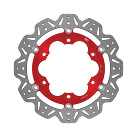 EBC 96-01 Triumph Hinckley Adventurer Front Left Vee Floating Red Rotor