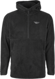 Fly Half Zip Pullover Hoodie Black Sm