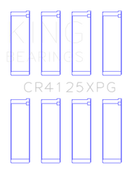 King Subaru EJ20/EJ22/EJ25 (Suites 52mm Journal Size) Tri-Metal Perf Rod Bearing Set - Size +.025mm