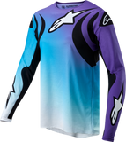 Stella Fluid Jersey White/Turquoise Xs