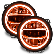 Load image into Gallery viewer, Oracle Jeep Wrangler JL/Gladiator JT RGB+W Headlight DRL Upgrade Kit - ColorSHIFT SEE WARRANTY