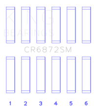 Load image into Gallery viewer, King Toyota 1GR-FE Connecting Rod Bearing Set - Size +.25mm