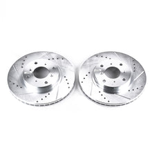 Load image into Gallery viewer, Power Stop 93-96 Honda Prelude Front Evolution Drilled &amp; Slotted Rotors - Pair