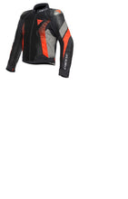 Load image into Gallery viewer, Dainese Super Rider 2 Absoluteshell Jacket Black/Dark Gull Gray/Fluorescent Red Size - 48