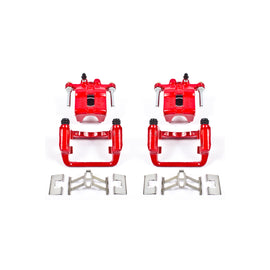 Power Stop 99-04 Acura RL Rear Red Calipers w/Brackets - Pair
