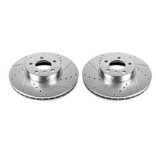 Load image into Gallery viewer, Power Stop 07-18 BMW X5 Front Evolution Drilled &amp; Slotted Rotors - Pair