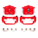 Power Stop 00-03 Cadillac DeVille Rear Red Calipers w/Brackets - Pair