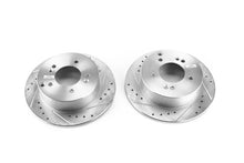 Load image into Gallery viewer, Power Stop 07-10 Kia Rondo Rear Evolution Drilled &amp; Slotted Rotors - Pair