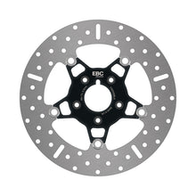 Load image into Gallery viewer, EBC 84-86 Harley Davidson Dyna FX/FXE/FXS Front Black Chrome Rotor
