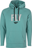 Fly Weekender Pullover Hoodie Sea Green/Grey Lg