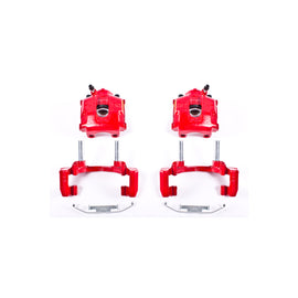 Power Stop 2000 BMW 323Ci Rear Red Calipers w/Brackets - Pair