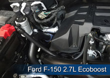 Load image into Gallery viewer, J&amp;L 2011-2025 Ford F-150 2.7L/3.5L/5.0L Passenger Side Oil Separator 3.0 - Clear Anodized