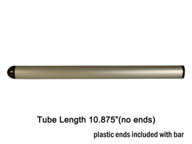 Vortex Racing Clip-On Standard Bar 10.875 Length- Silver
