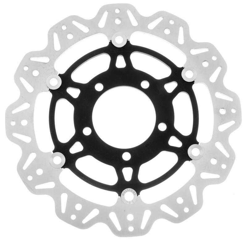 EBC 07-12 Kawasaki ZX6R ZX 600 P/R Front Left/Right Vee Floating Black Rotor