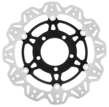 Load image into Gallery viewer, EBC 07-12 Kawasaki ZX6R ZX 600 P/R Front Left/Right Vee Floating Black Rotor