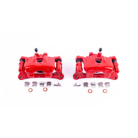Power Stop 04-08 Mitsubishi Endeavor Rear Red Calipers w/Brackets - Pair